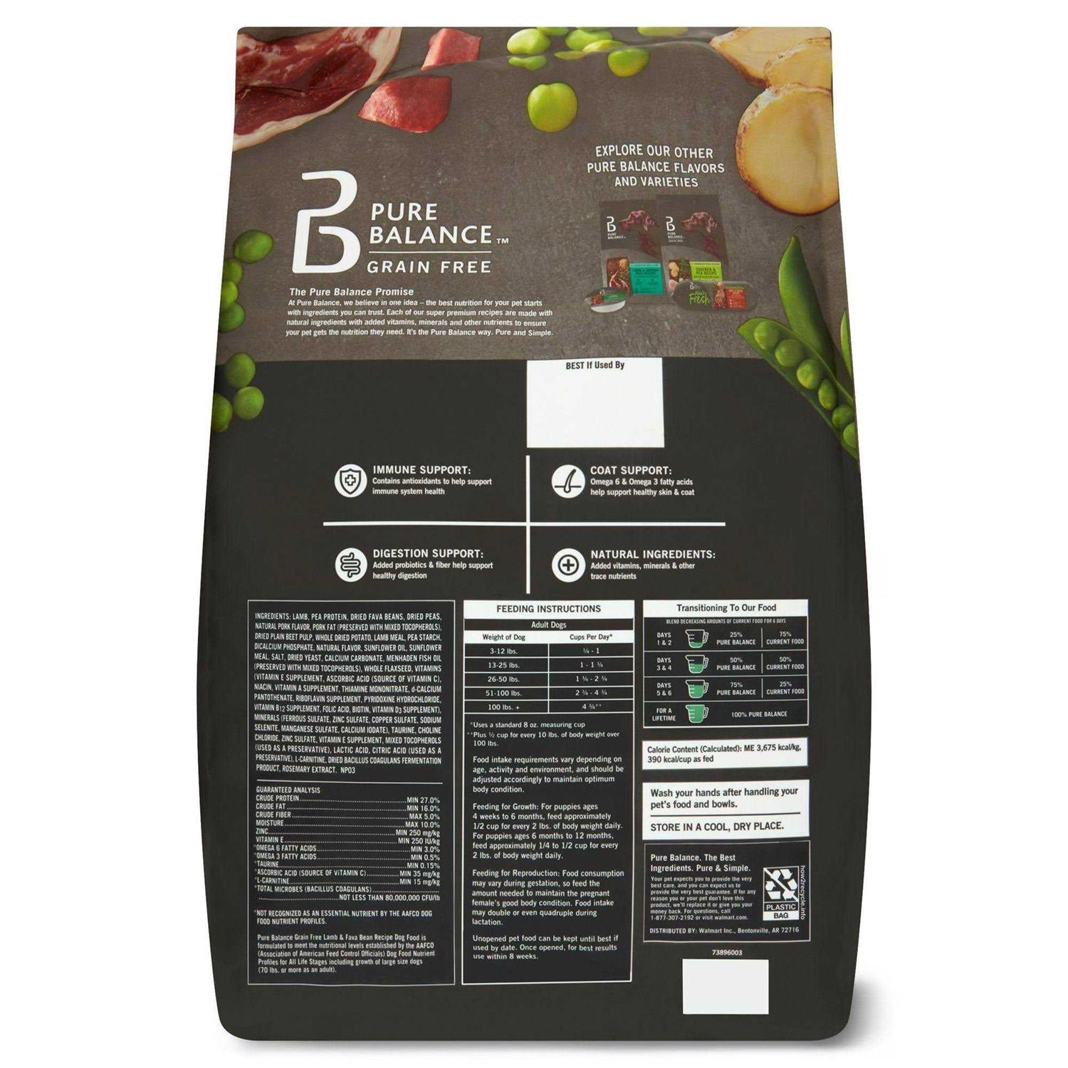 Grain Free Lamb & Fava Bean Recipe Dog Food V50803