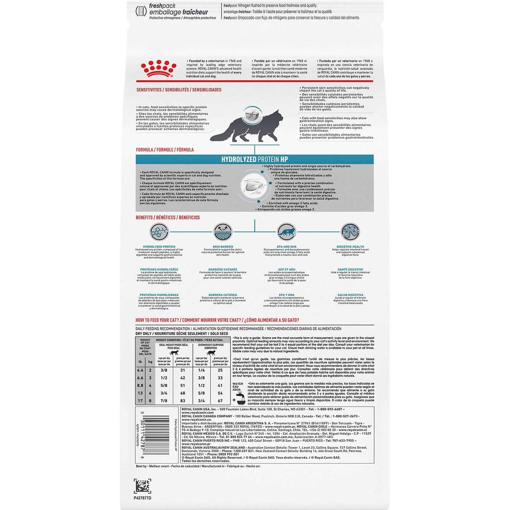 Hypoallergenic Hydrolyzed Protein Dry Cat Food P4030