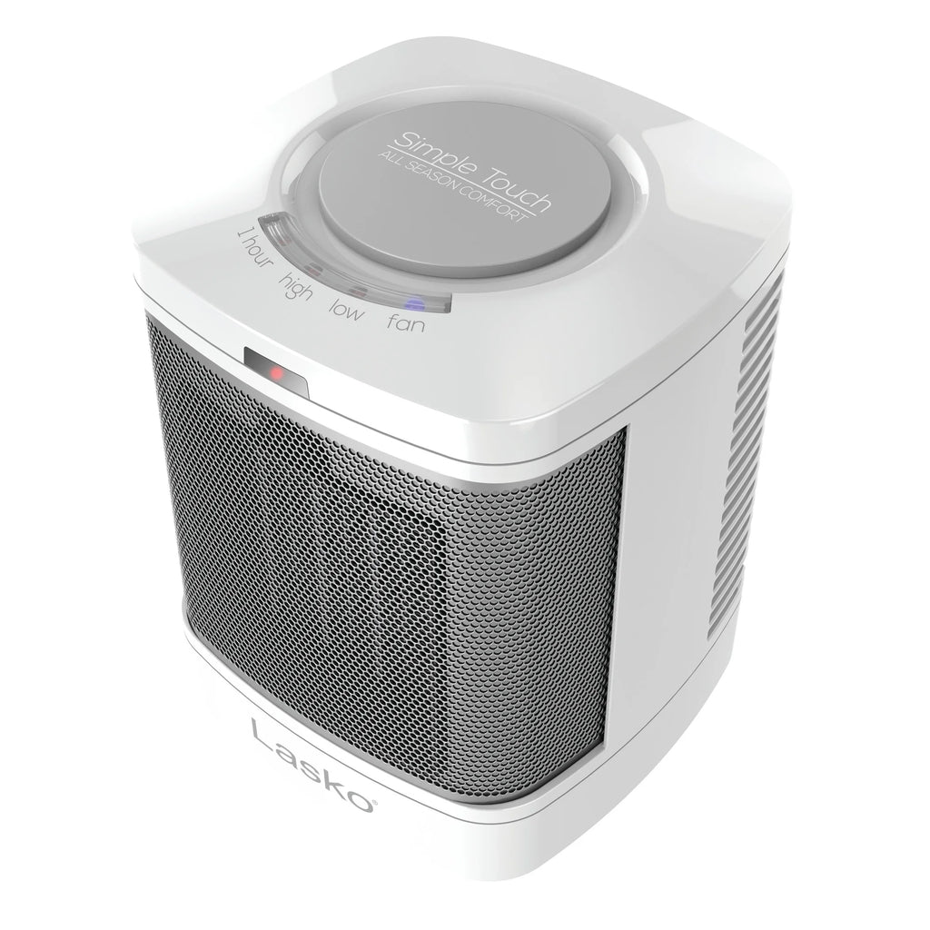 Bathroom Space Heater with Timer, White N224227