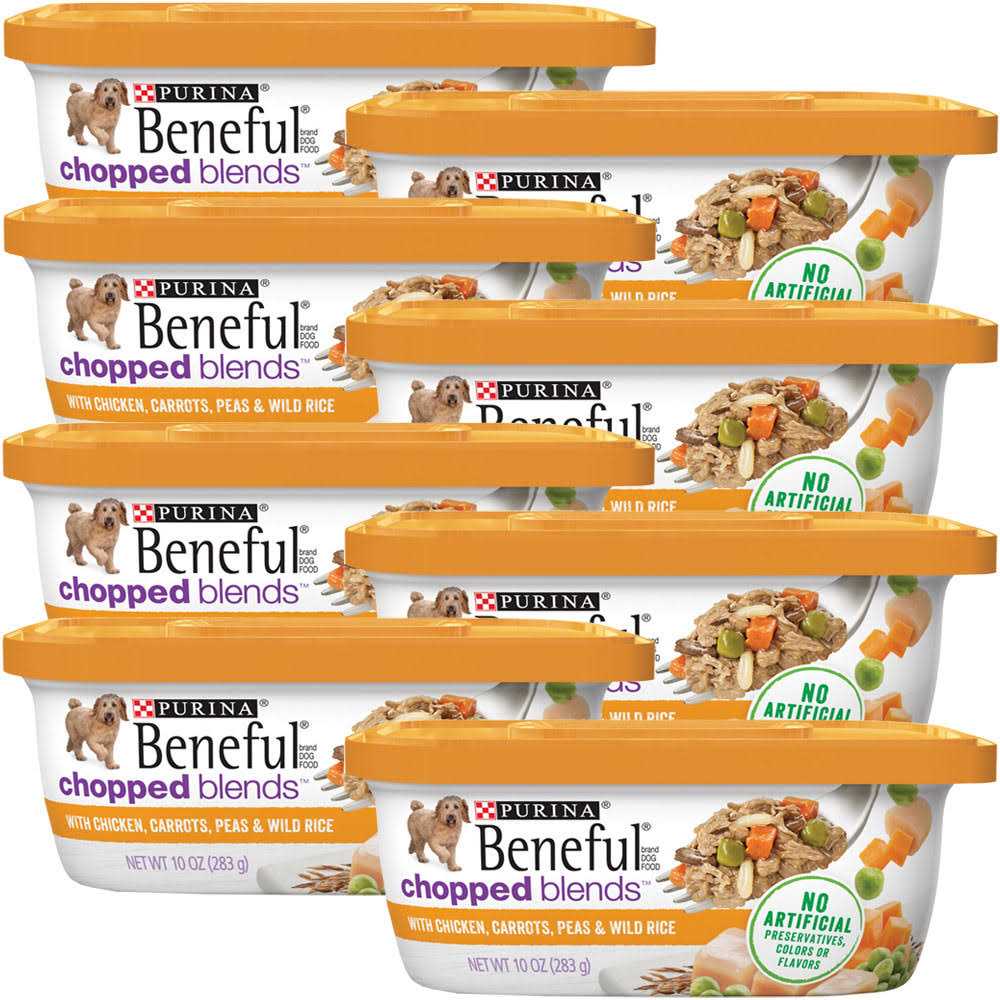 Chopped Blends Wet Dog Food with Chicken, Carrots, Peas & Wild Rice S4229