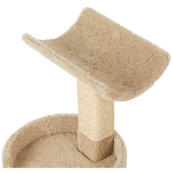 32-in Real Carpet Wooden Cat Tree U480