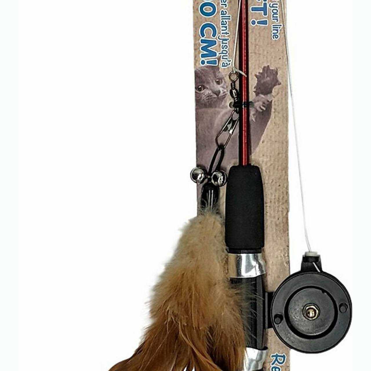 Cat Toy Fishing Rod with Teaser Y3706