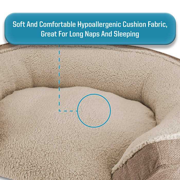 Step In Oval Round Cuddler Pet Dog Bed H3297