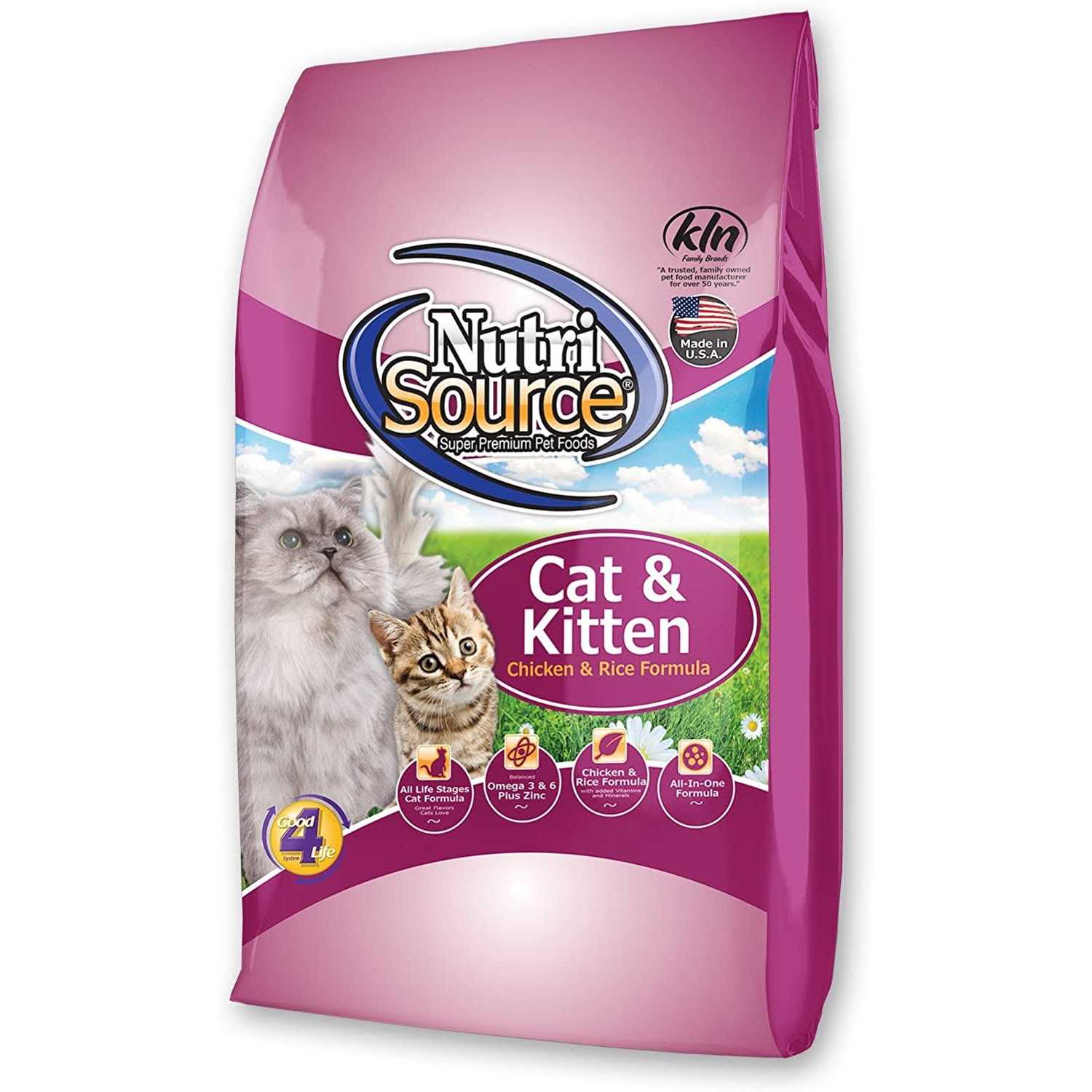 Dry Cat Food, Chicken and Rice R380758
