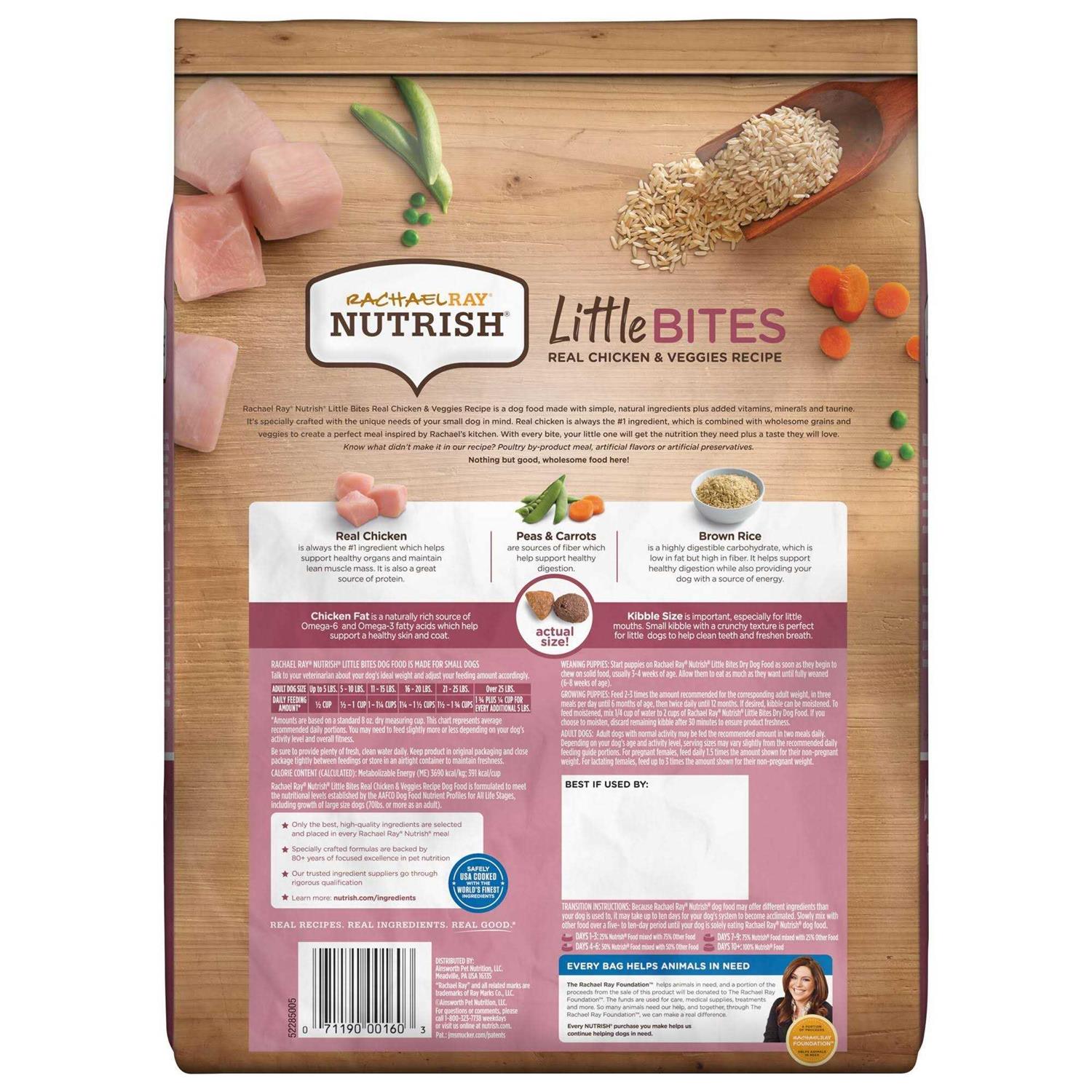Little Bites Real Chicken & Veggies Dry Dog Food P75741
