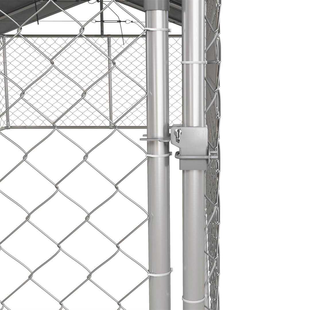 Dog Kennel Outdoor Large with Waterproof UV Roof P4028