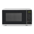 Mainstays 0.7 Cu ft Compact Countertop Microwave and Galanz 1.7 Cu ft One Door Mini Fridge Bundle