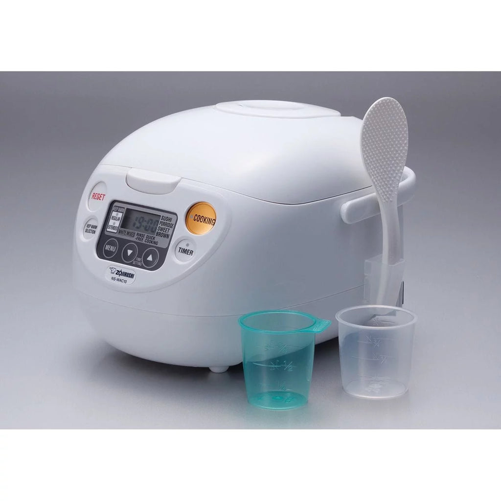 10-Cup Rice Cooker and Warmer with Spatula and Mitt J584