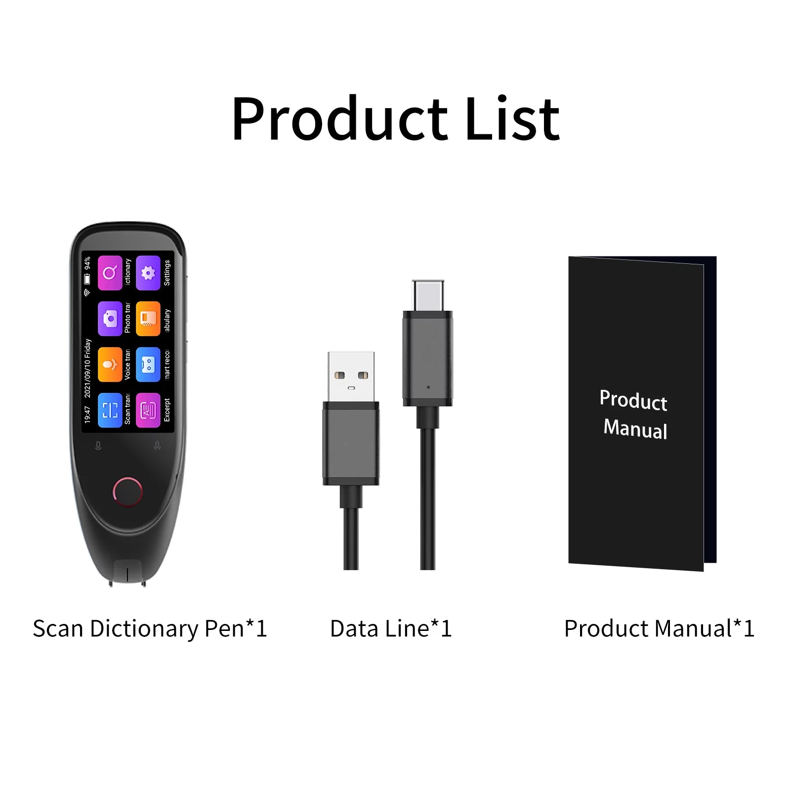 Text Scanner Translation Pen with 112 Language Support P279361