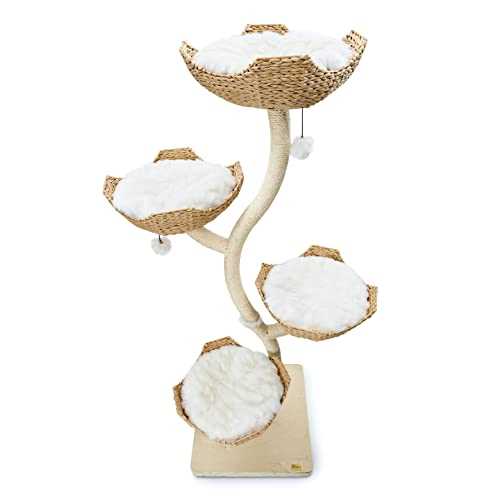 Modern Cat Tree, White I845122