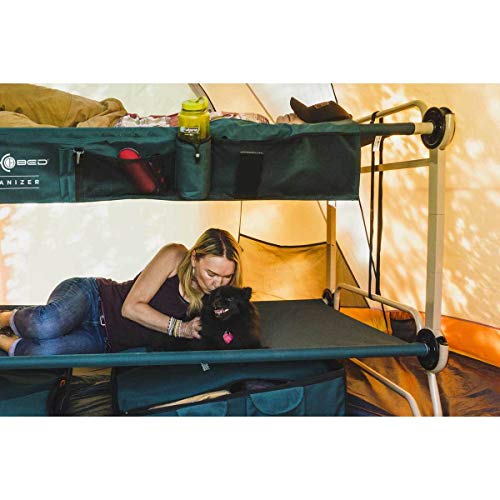 Large Camp Bed with 2 Side Organizers A5813