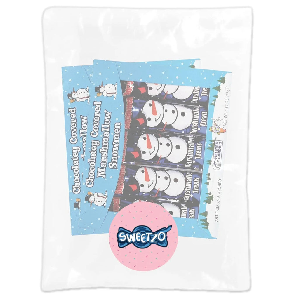Chocolate Covered Marshmallow Snowmen, Individually Wrapped, 2 Pack O712