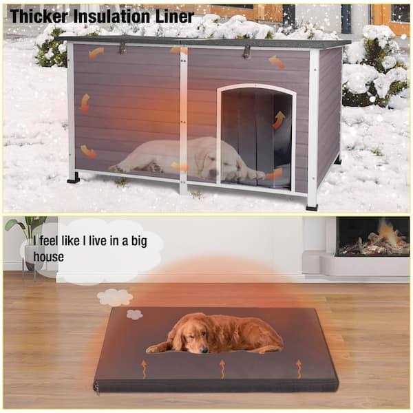 Extra Large Insulated Dog House with Soft Liner A751