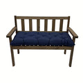 Shapeazy Outdoor/Indoor Waterproof Bench Cushion,Non-Slip Bench Pads with Ties Swing Chair Tatami Cushion,Bench Cushions for Patio Backyard Porch Garden Wicker Furniture (47.2*19.7inch, burgundy)