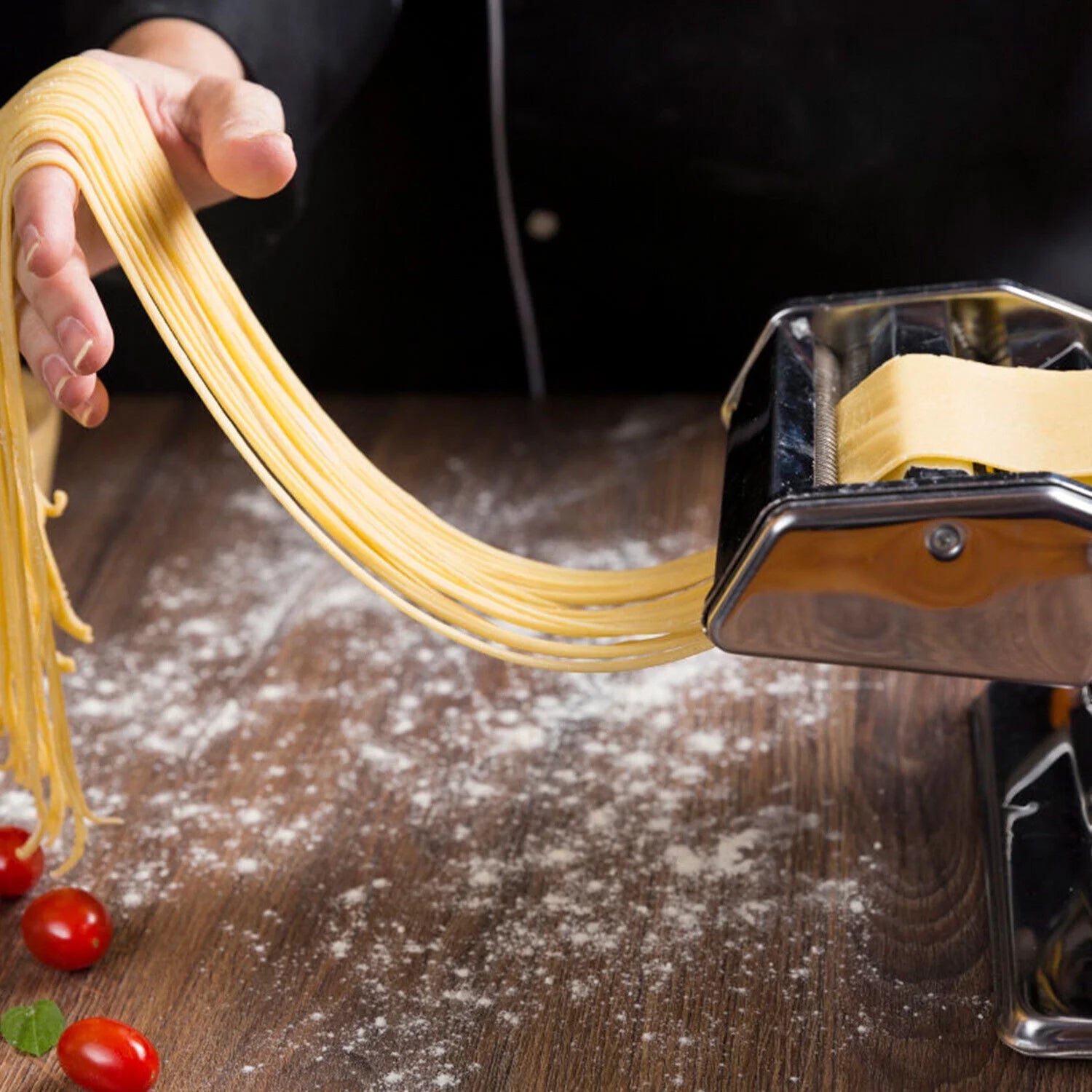 6" Stainless Steel Pasta Maker Dough Roller Cutter I365360