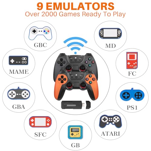 Retro Home Game Console Wireless Double Handle HDMI Output 64G N519