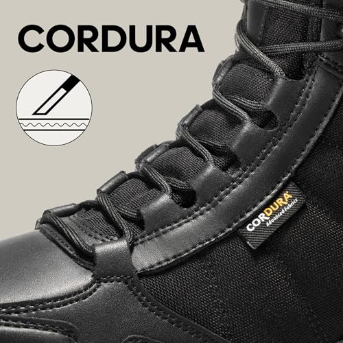 Men's Lightweight Tactical Work Boots for Hiking and Motorcycle S471808
