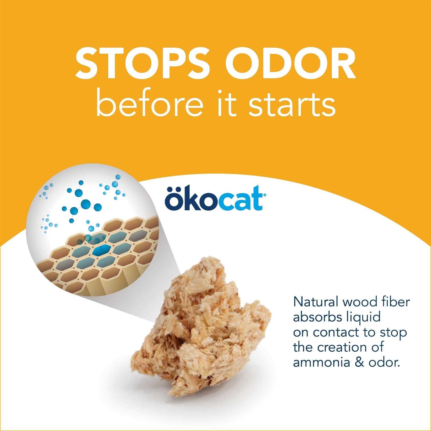 Unscented Clumping Wood Cat Litter W245