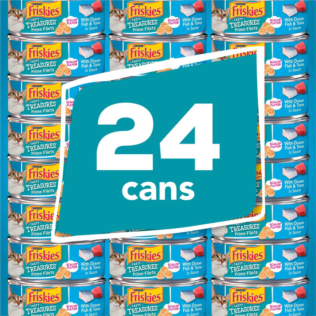 Wet Cat Food with Ocean Fish, Tuna & Scallop Flavor Z4280