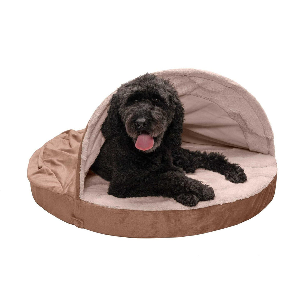 Orthopedic Pet Bed with Fur and Velvet F79973