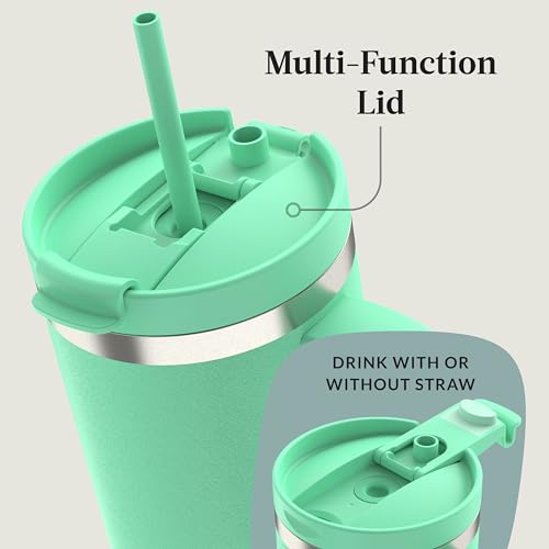 40oz Stainless Steel Vacuum Insulated Tumbler, Leak-Proof, Cold for 29 Hours O99583