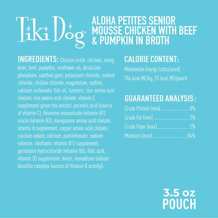 Grain-Free Mousse Senior Dog Food P9061