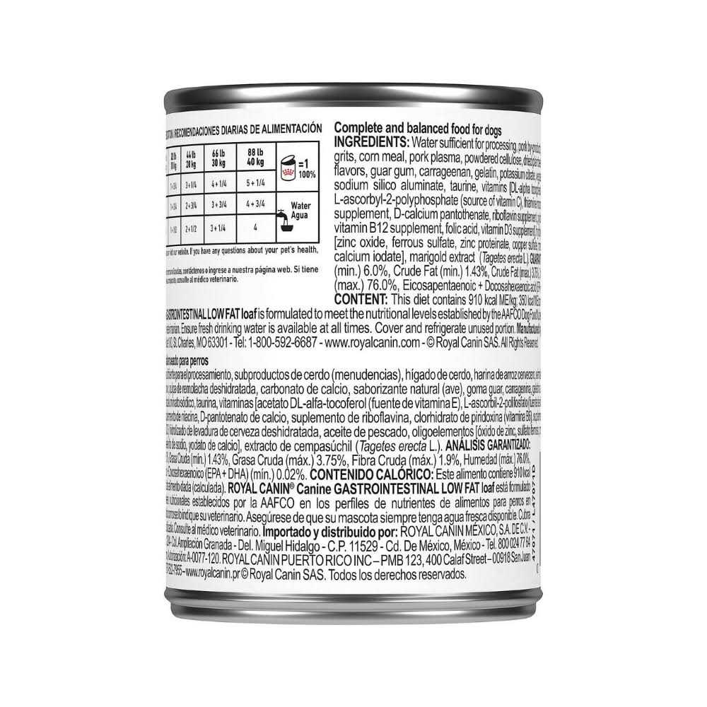 Low Fat Gastrointestinal Canned Dog Food F367