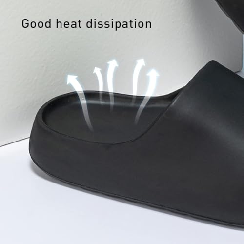Platform Slides Slippers, Non-Slip Quick Drying Lightweight Shower Shoes W7265