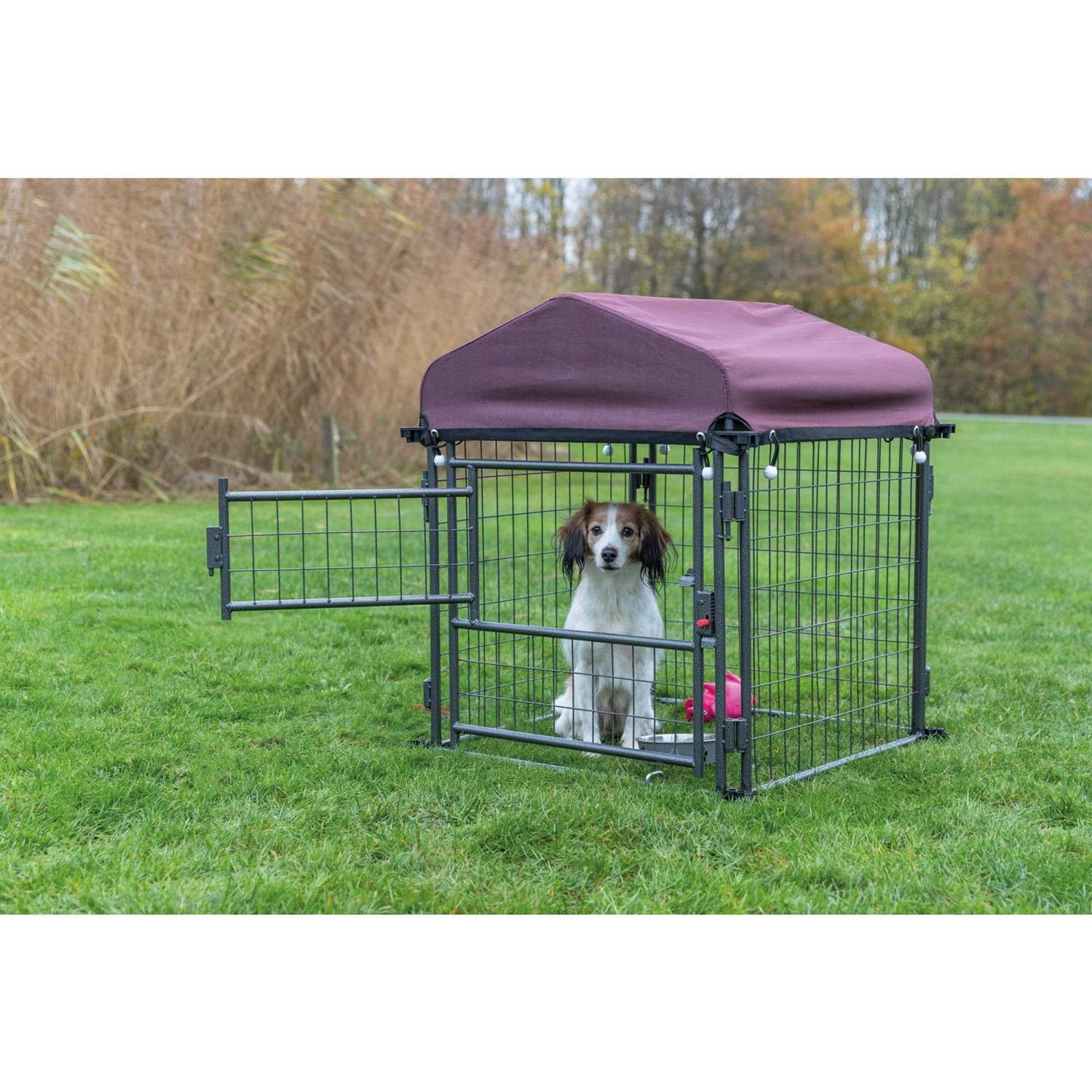 Outdoor Dog Kennel with Cover J6621