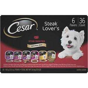 Steak Variety Pack Wet Dog Food J457