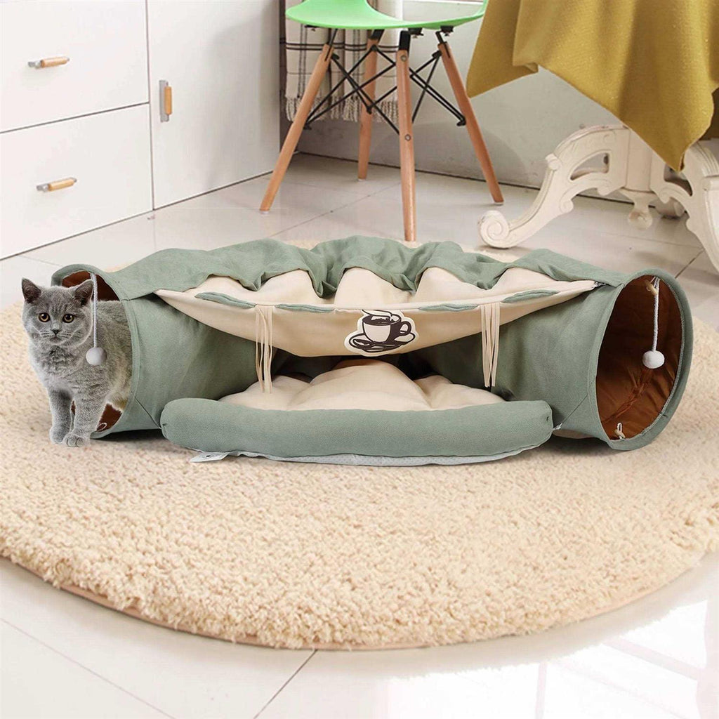 Collapsible Cat Tunnel Bed M178