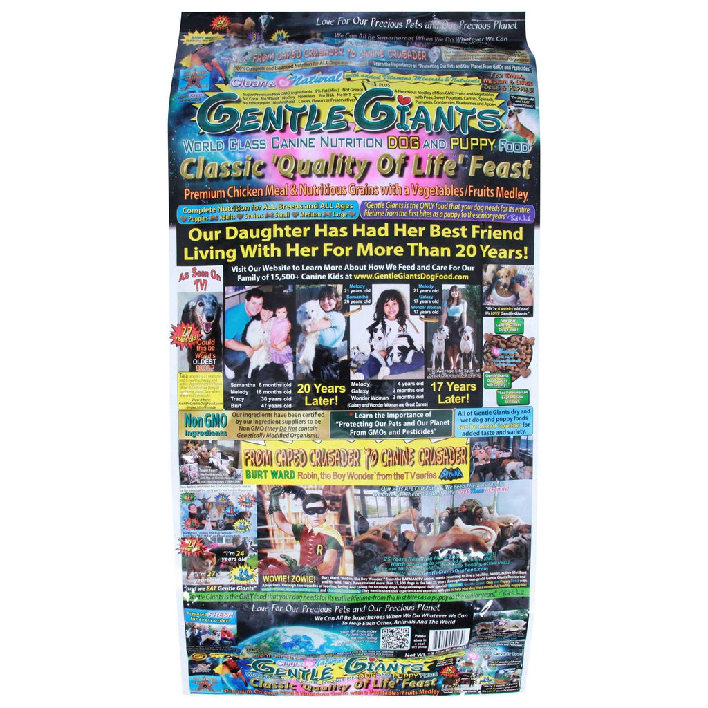 Gentle Giants Chicken Dry Dog Food - Pet Supplies online store
