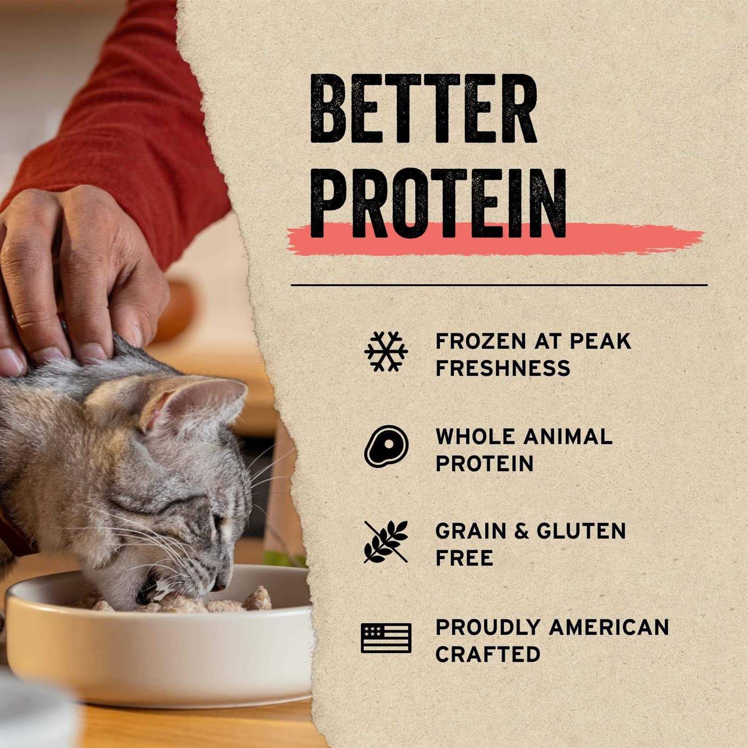 Freeze Dried Raw Rabbit Cat Food Mini Patties H696170