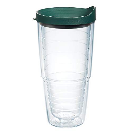 Double Walled Insulated Tumbler Travel Cup, 24oz 2pk, Blue Lid V78473