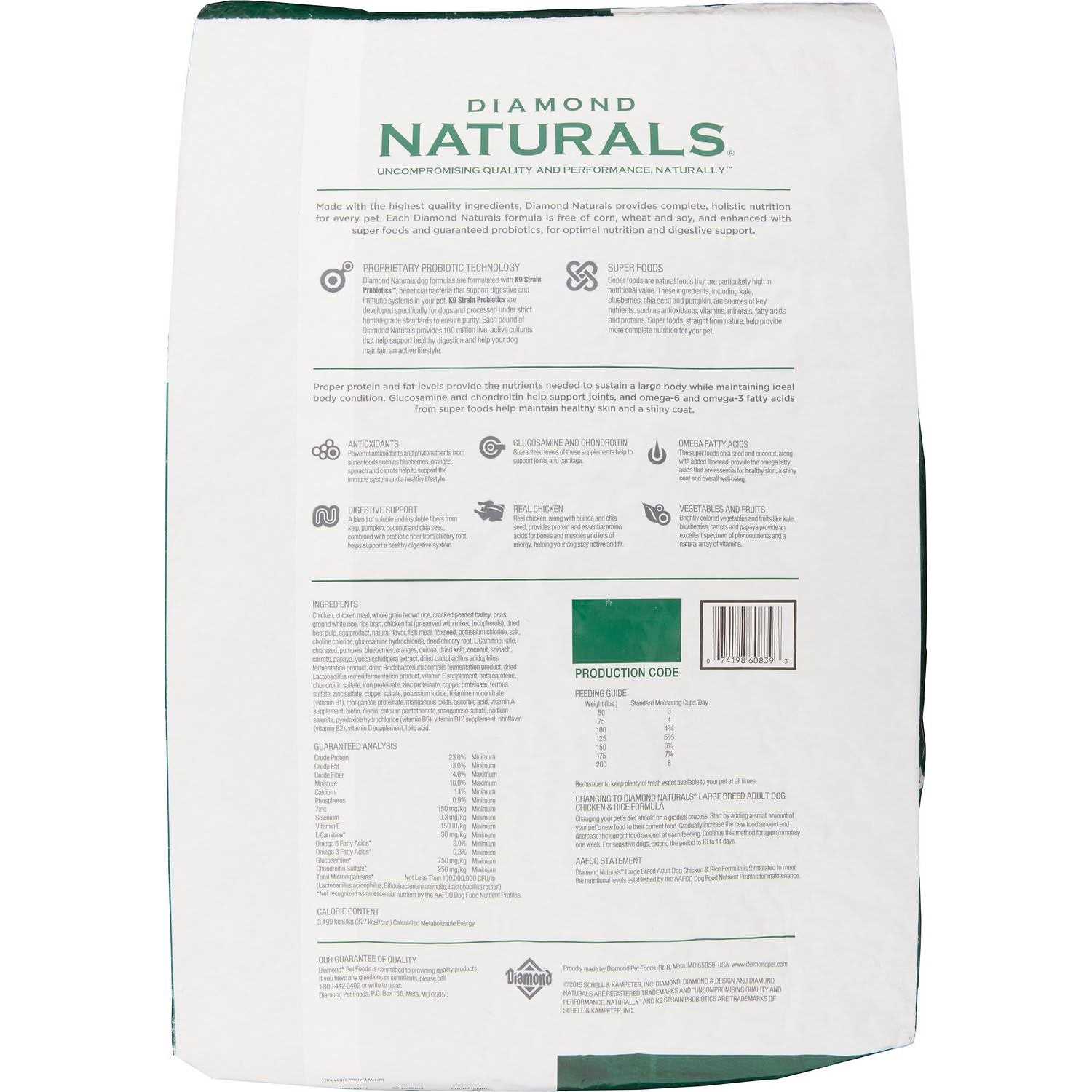 Adult Large Breed Dog Food Chicken & Rice A22966