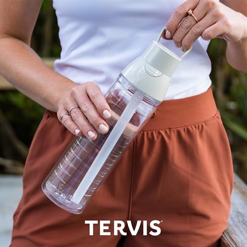 Double Walled Insulated Tumbler Travel Cup, 24oz 2pk, Blue Lid V78473