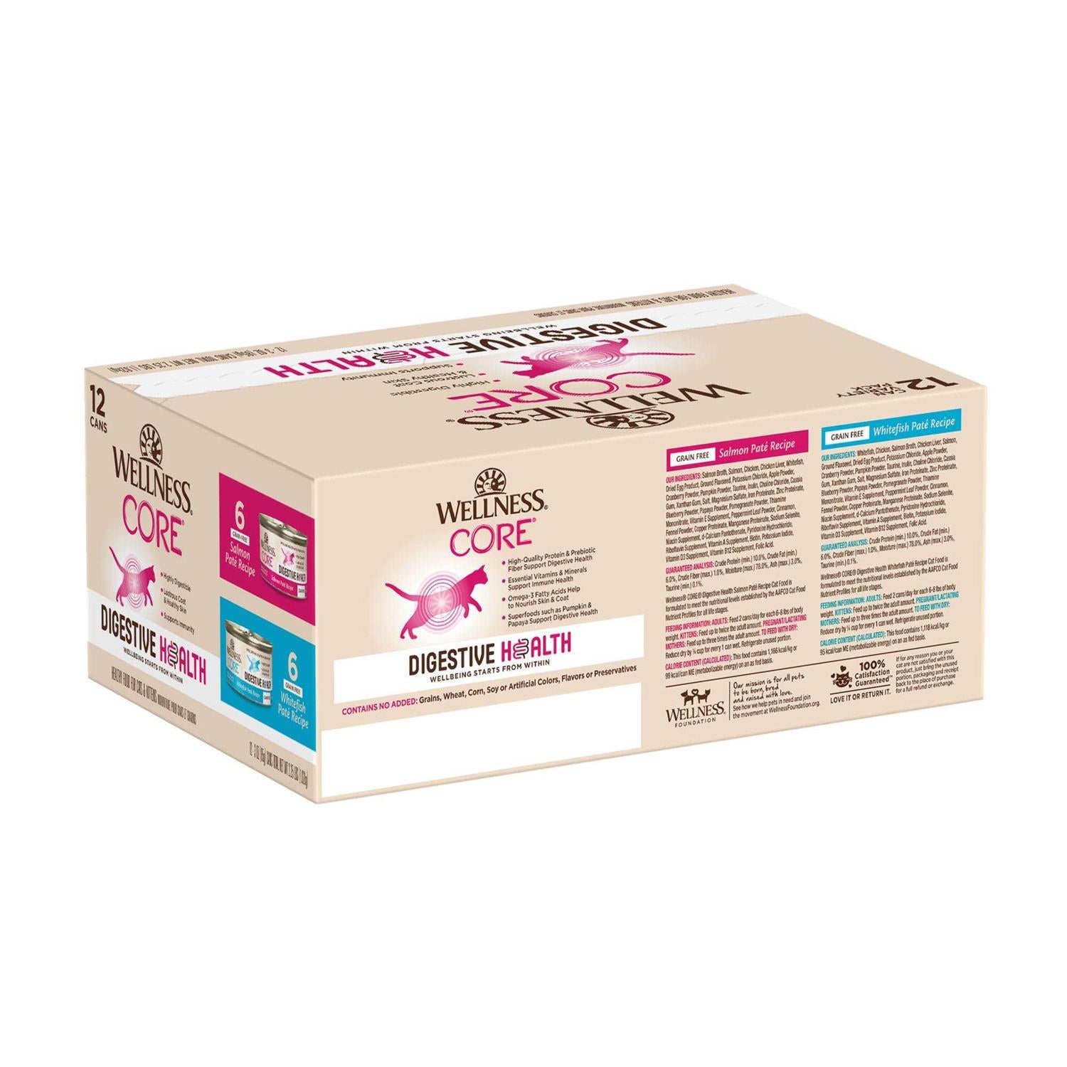Wet Cat Food Salmon & Whitefish Pate Variety Pack K156737