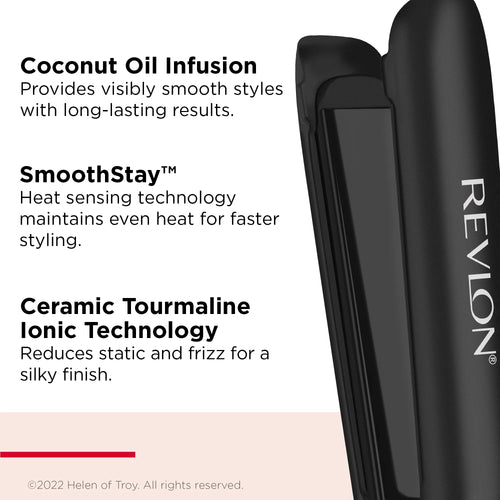 1" Ceramic Flat Iron with Coconut Oil V936125