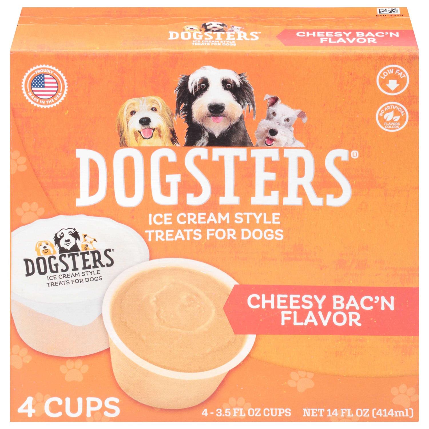 Cheesy Bacon Flavor Ice Cream Style Dog Treats S780