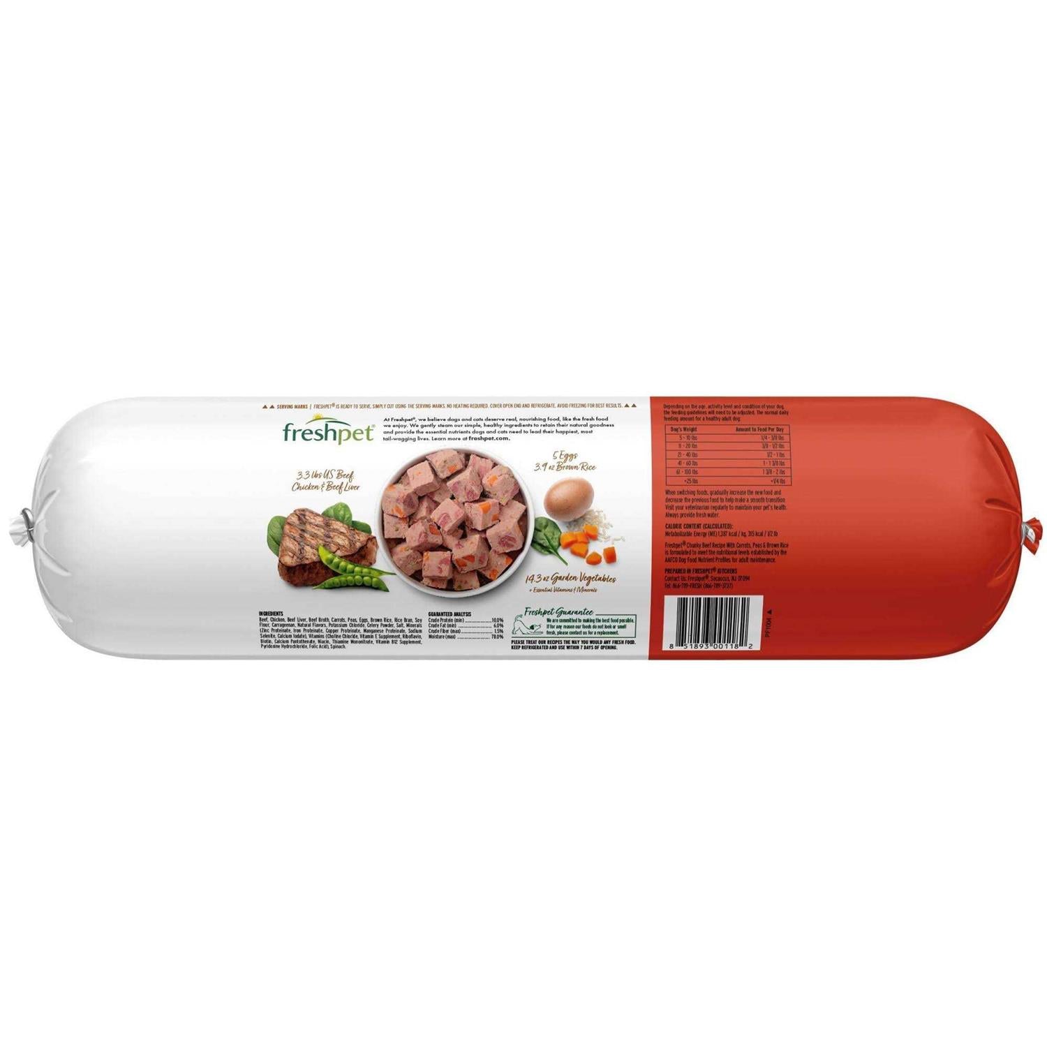 Chunky Beef Recipe Dog Food Q344