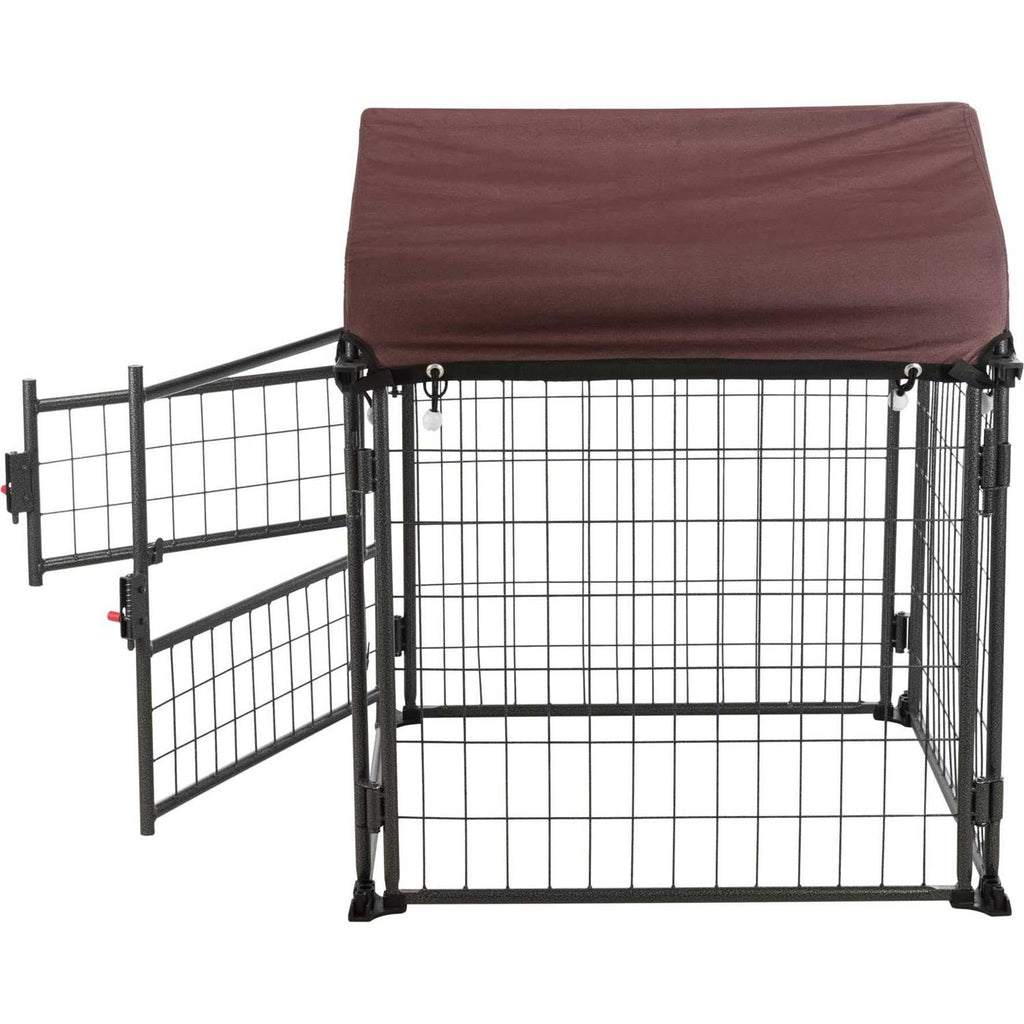Outdoor Dog Kennel with Cover J6621