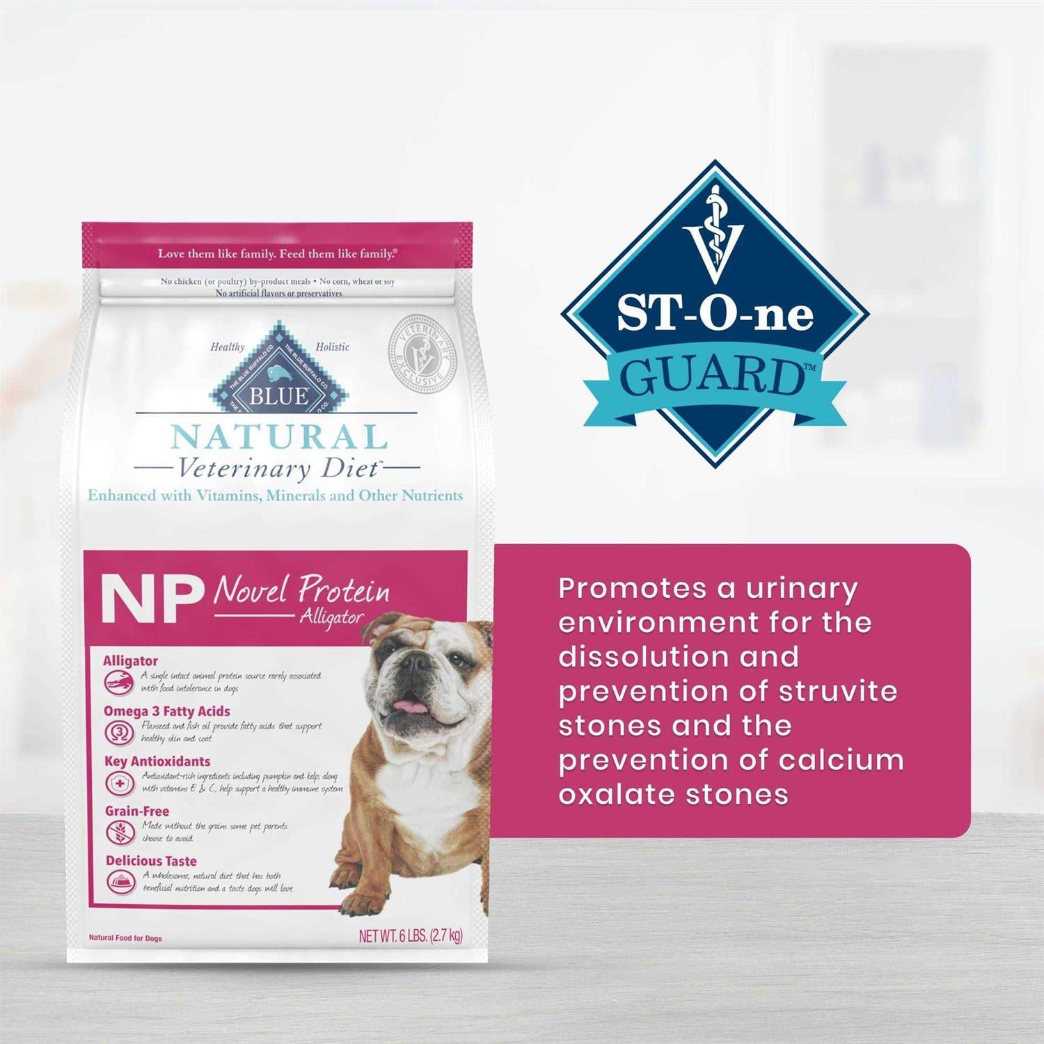 Natural Veterinary Diet Novel Protein Alligator Dry Dog Food L953