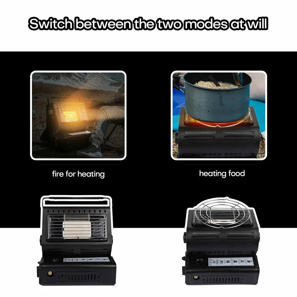Multifunctional Survival Heater for Camps, Dual Purpose Butane Burner U409893