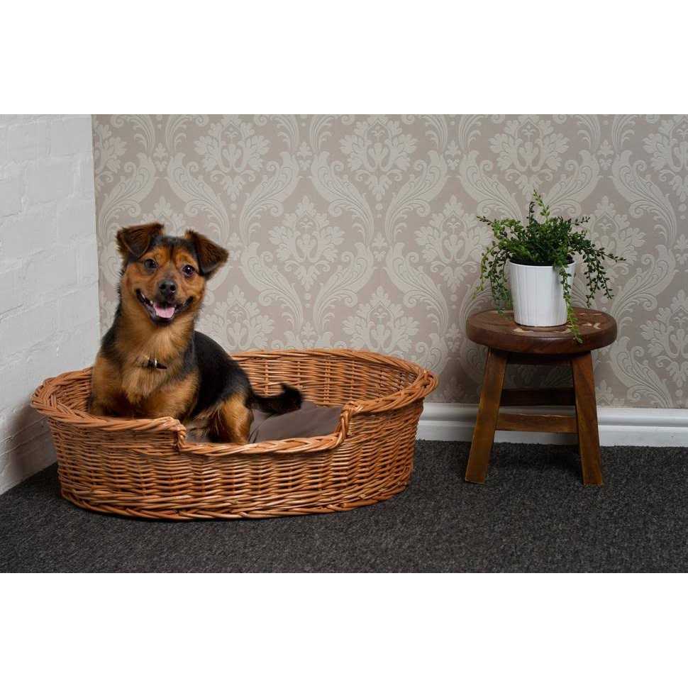 Wicker Dog Bed Basket O875