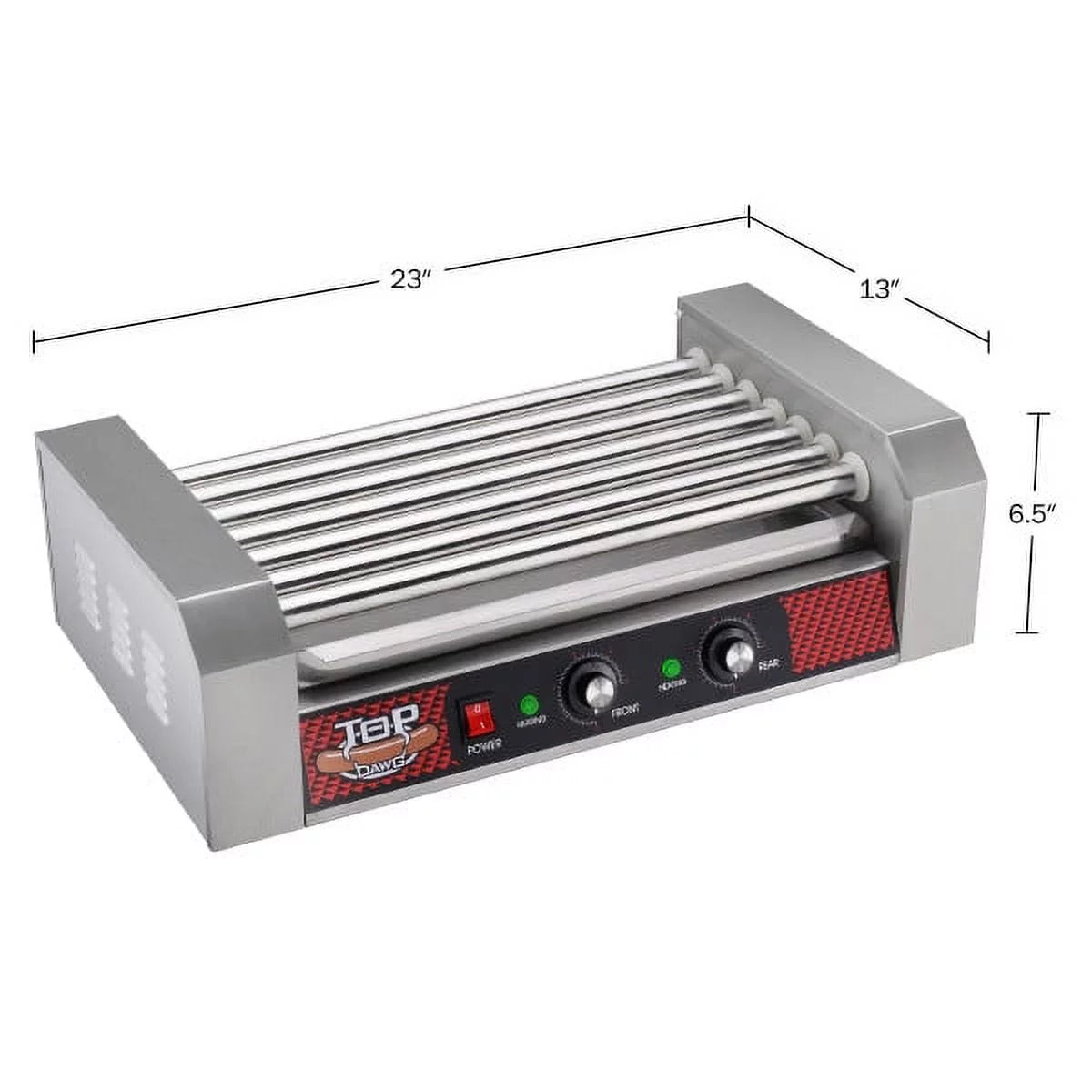Hot Dog Roller Machine with 7 Non-Stick Rollers W217109
