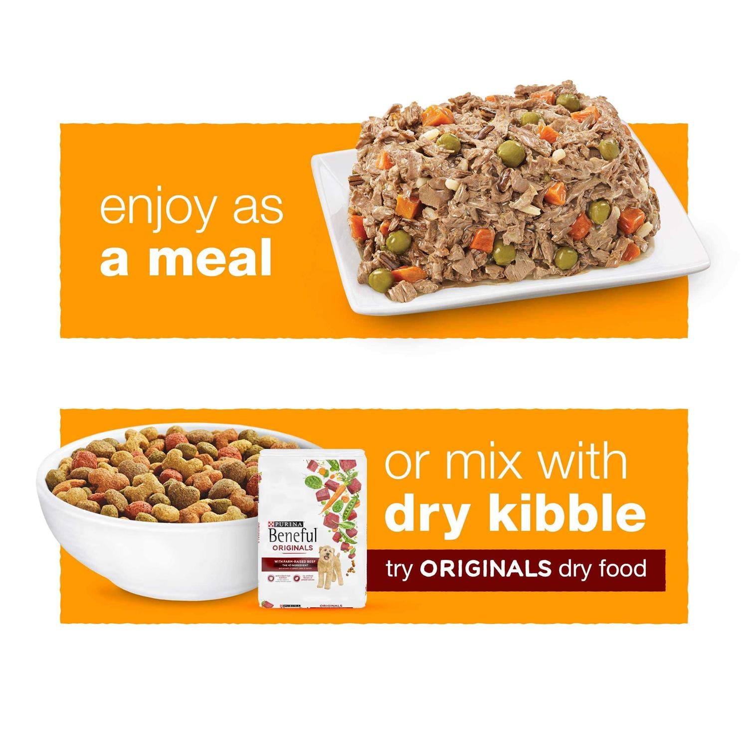 Chopped Blends Wet Dog Food with Chicken, Carrots, Peas & Wild Rice S4229