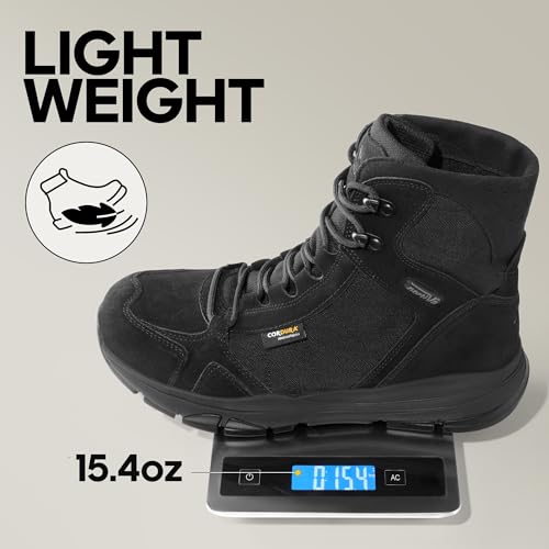 Men's Lightweight Tactical Work Boots for Hiking and Motorcycle S471808