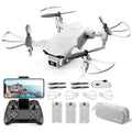 4DV9 Mini Drone with 1080P HD Camera for Kids FPV Live Video RC Quadcopter for Adults Beginners Toys Gifts,Altitude Hold, Waypoints Functions,One Key Start,3D Flips,3 Batteries,Gray