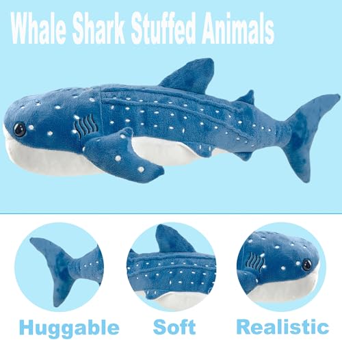 Giant Plush Whale Shark Stuffed Animal Pillow Toy V834
