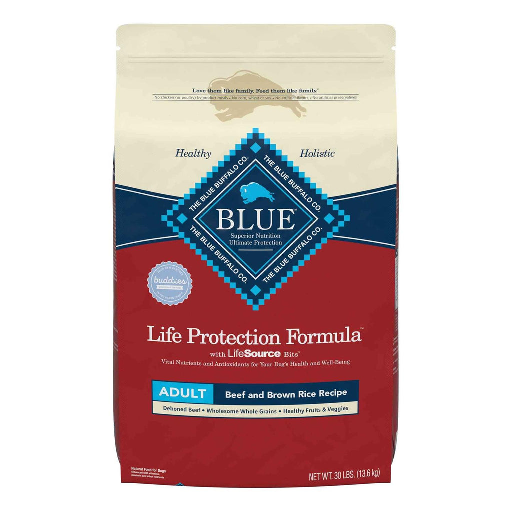 Blue Buffalo Life Protection Formula Beef &amp; Brown Rice Adult Dry Dog Food - Pet Supplies online store
